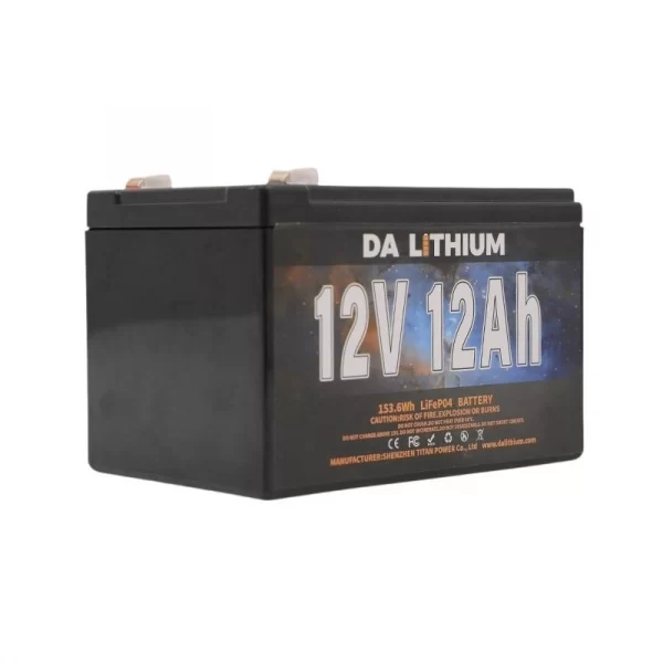 lithium kayak battery 12V 12Ah 153.6Wh