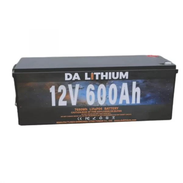 DALITHIUM 12V 600AH DEEP CYCLE LIFEPO4 BATTERY