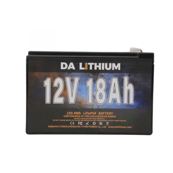 LiFePO4 battery 12V 18Ah