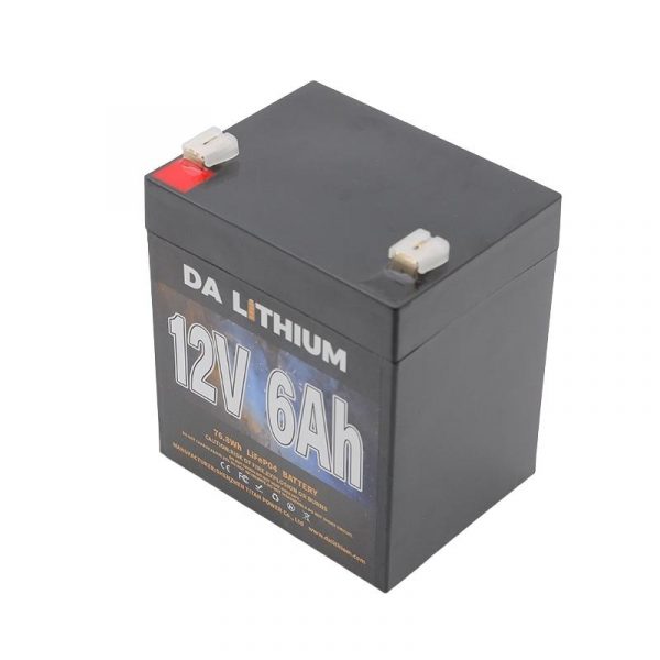 lithium kayak battery 12V 6Ah